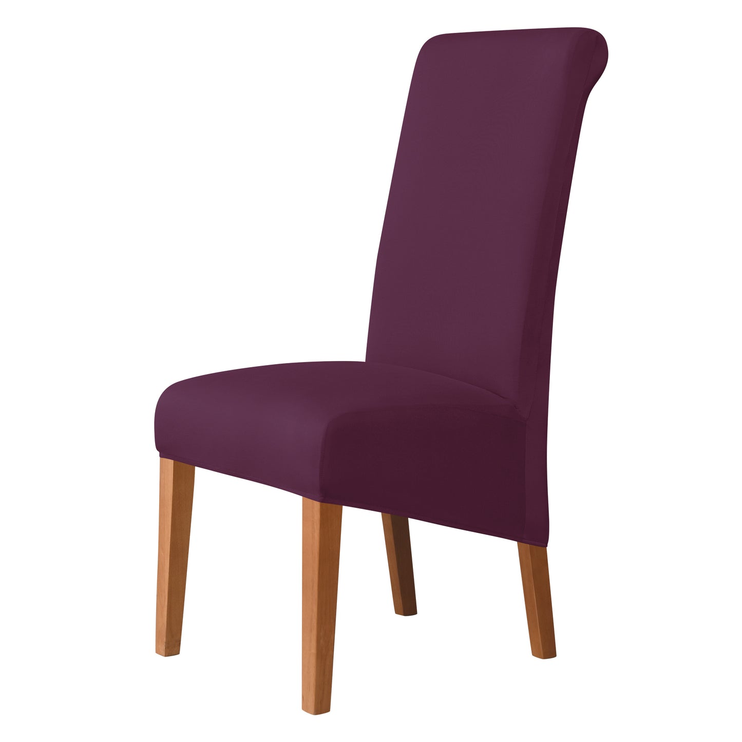 Soft, smooth elastic slipcover for large dining chairs, perfect for weddings, ceremonies, and banquets.