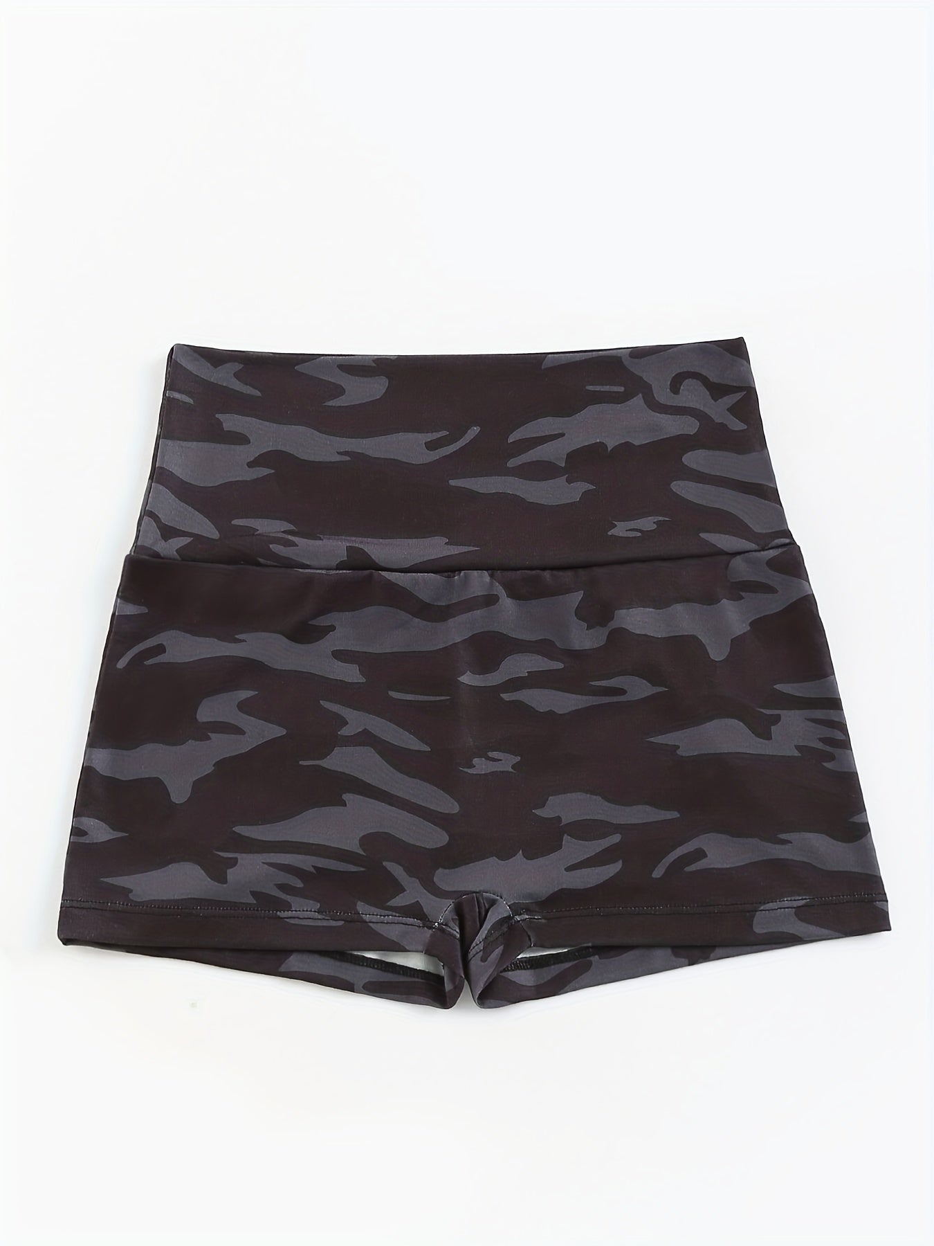 Women's loungewear and sleepwear with camouflage print lounge bottoms and a comfy elastic waistband shorts.