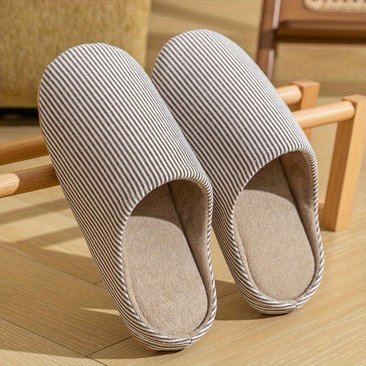 Gender-neutral breathable home slippers with anti-odor and non-slip features, suitable for both men and women.