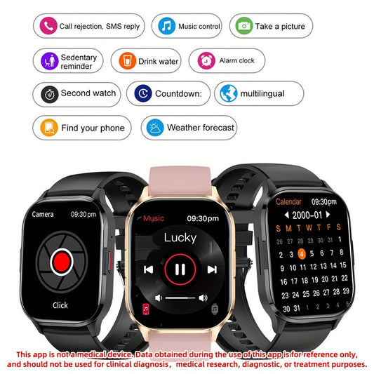 SENBONO AMOLED Smart Watch designed for Men with Wireless Call and Answer feature, Always-On Display with HD AMOLED Screen, Multiple Sports Modes for tracking Steps, Distance, and Calories.