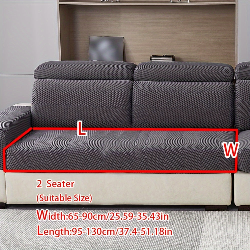 1pc Anti-splash, anti-slip elastic sofa cover for both chic home decor and furniture protection. Sold as single piece.