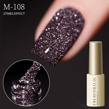 Dazzling diamond glue for DIY nail art with disco sparkle and phototherapy benefits.