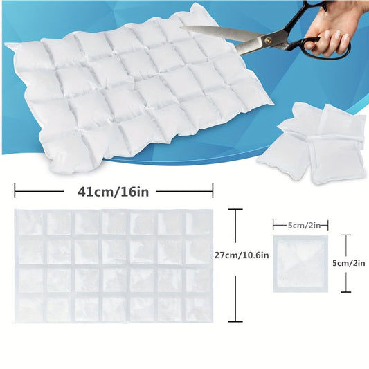 10 sheets of dry ice packs for shipping frozen food. These reusable ice gel pack sheets are flexible and long lasting, perfect for keeping food cold in coolers, lunch bags, or drinks.