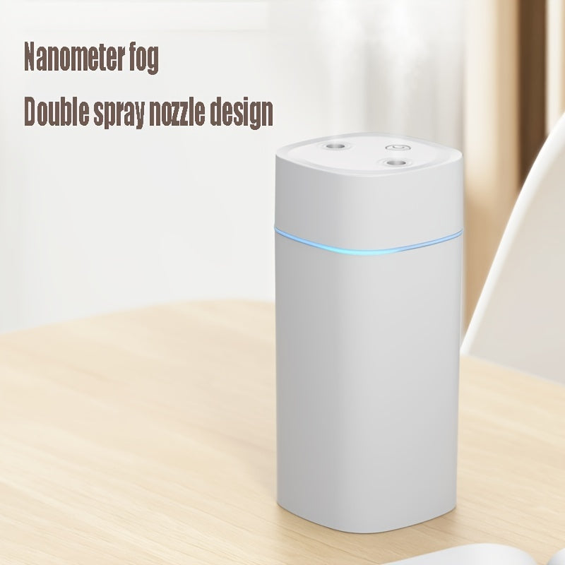 Large 600ML USB Humidifier for Home and Office, Ideal for Bedroom, Pregnant Women, Baby, and Desktop Use. Features Mute Operation, Aromatherapy Essential Oil Diffusion, and Makes a Great