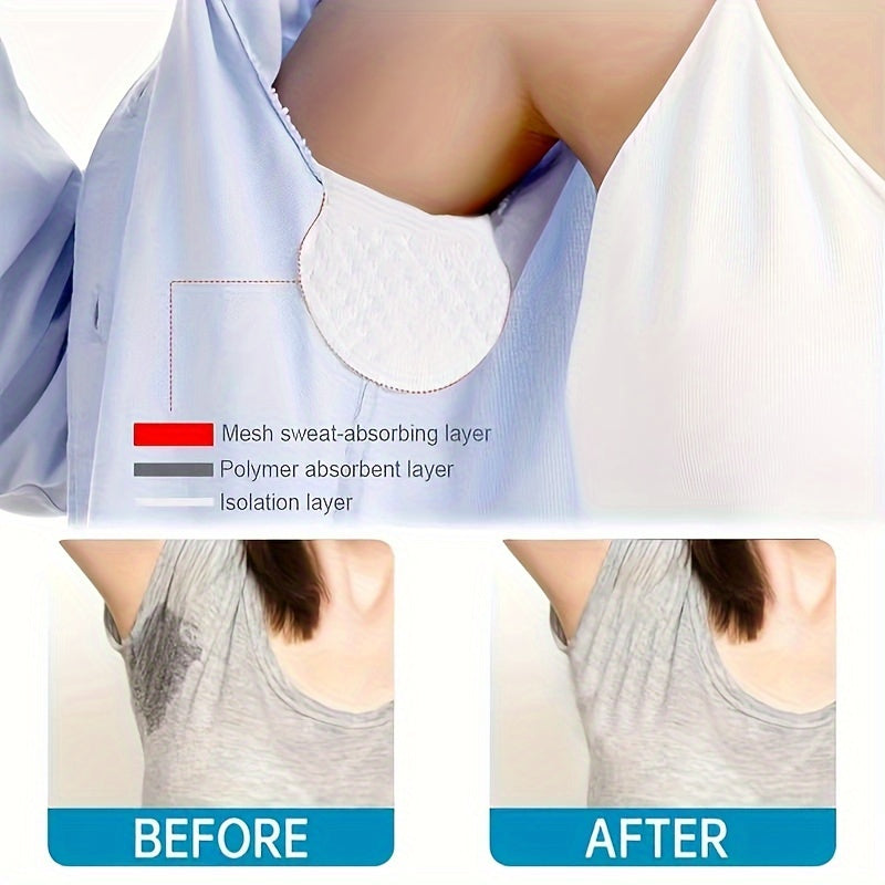 50/100pcs Disposable Armpit Sweat Pads, Durable, Lightweight & Breathable, Odorless, Easy-to-use, Suitable for Men and Women in Hot Summer