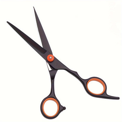 Japanese stainless hair cutting scissors and thinning shears set for barber shops and hairdressing, includes combs and razor