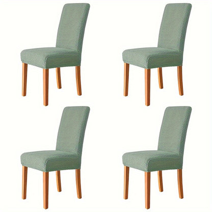 Mid-back chair covers in sets of 2 or 4 to protect and decorate dining room, office, kitchen chairs.