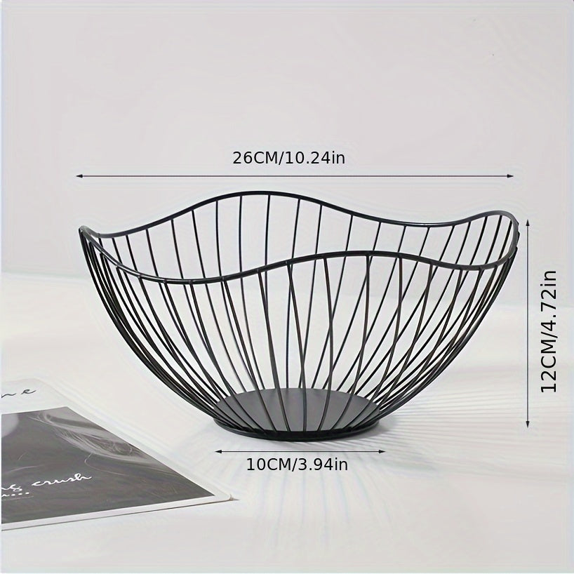 1pc Geometric Fruit Basket, for Living Room Coffee Table