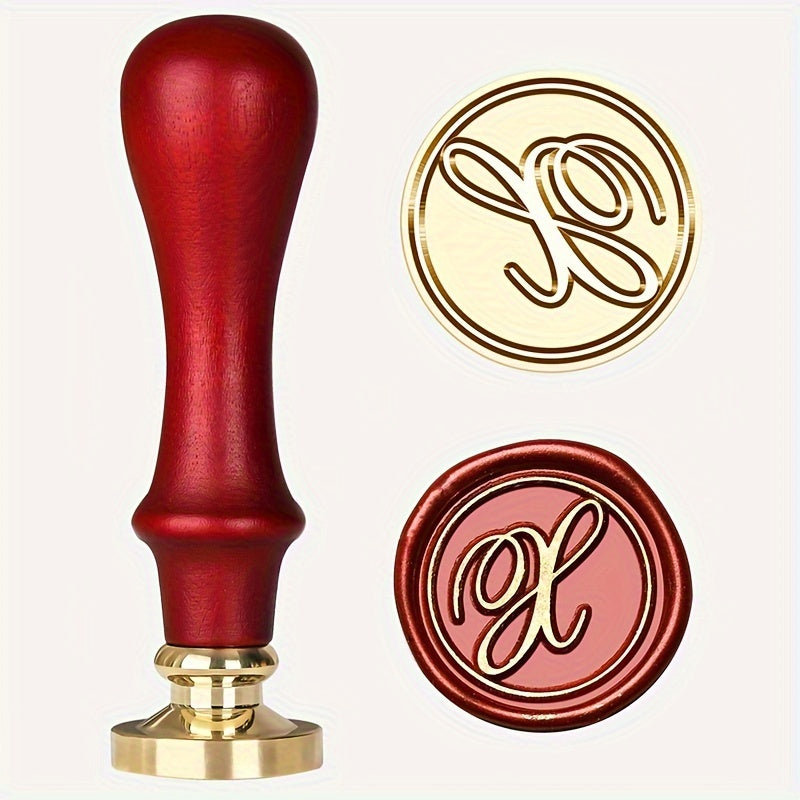 Alphabet A-Z Sealing Wax Stamp Kit for Wedding Invitations and Letter Sealing