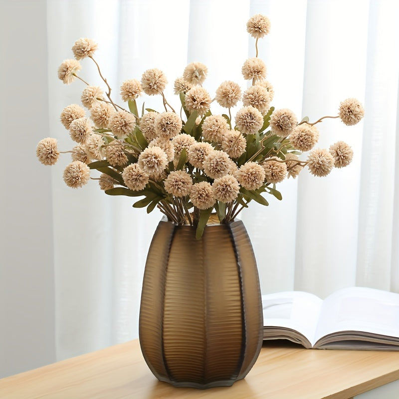 Dried dandelion bouquet for various occasions, including weddings, birthdays, and holidays.