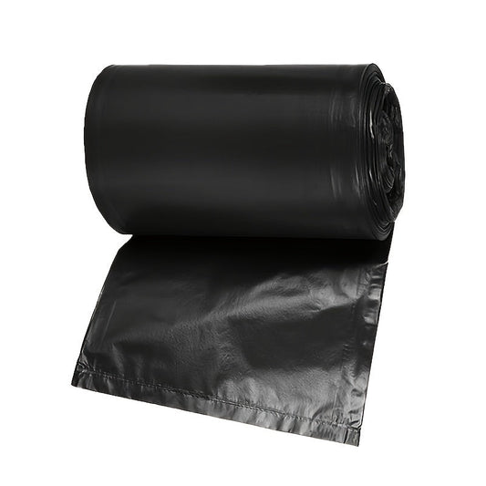 Pack of 100 sturdy plastic garbage bags - Leak-proof and versatile trash bags for various rooms in your home including living room, bedroom, kitchen, bathroom, toilet, and patio - Perfect for disposing of waste in the home