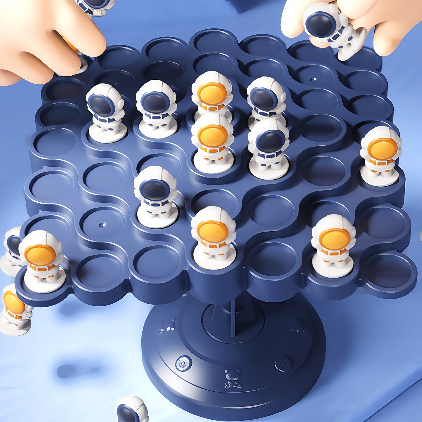 Standard Edition Astronaut Balance Tree Board Game made of ABS material for 2 players, promotes reflexes and critical thinking skills for family gatherings.