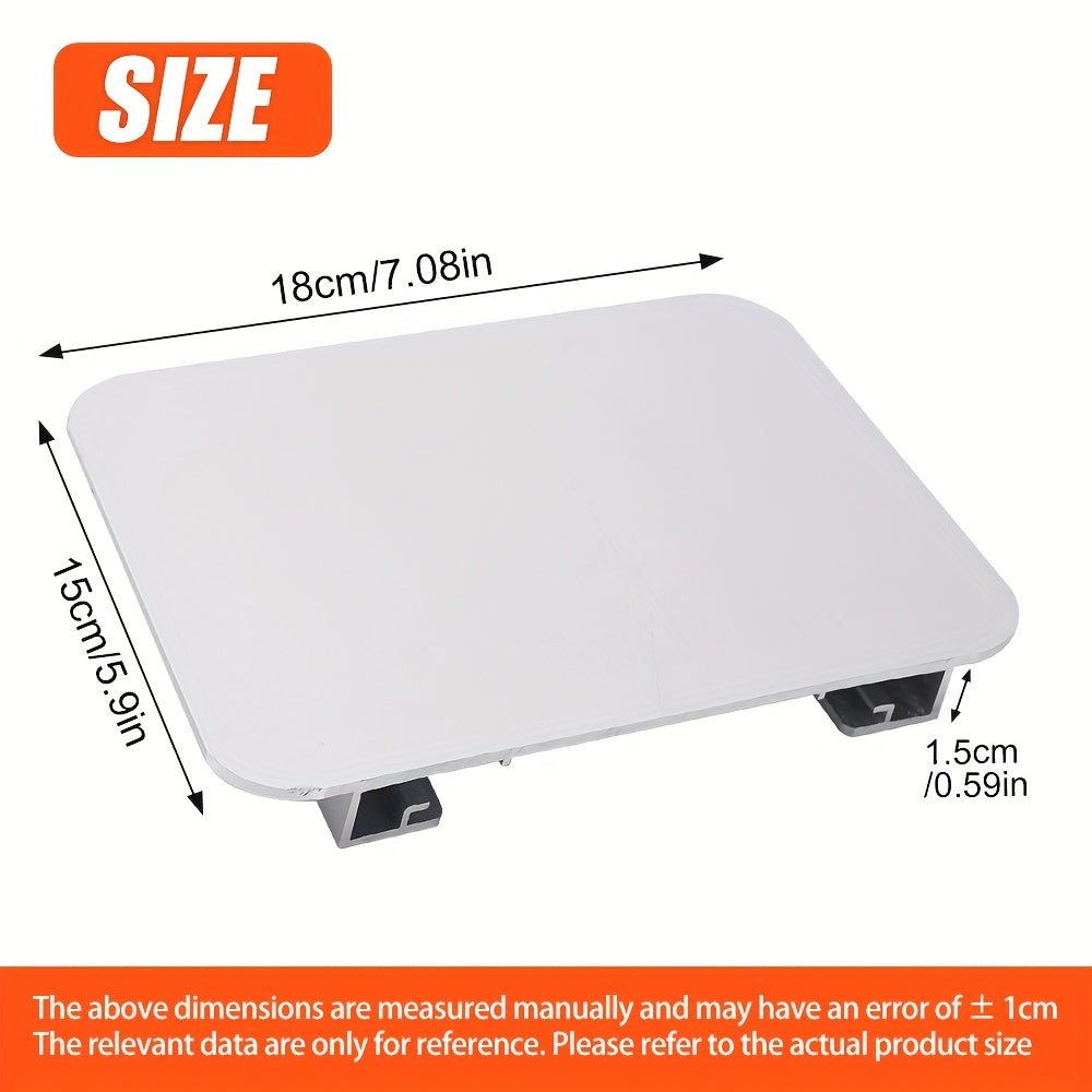 Aluminum Stove Fan Heat Shield with High-Temperature Resistance - Insulation Board for Burner Protection, Perfect for Fireplaces and Heaters