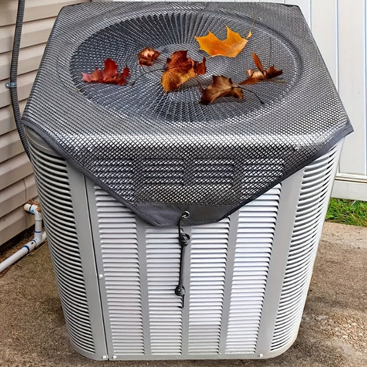 Long-lasting Outdoor Air Conditioner Cover made from Waterproof Fabric with a Windproof Design, providing Dust and Cold Air Protection. Includes PVC Mesh for Ventilation - Requires No Power. Comes in a pack of 1pc.