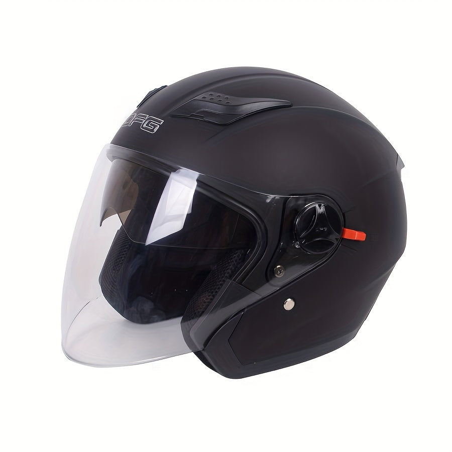 A unisex stylish motorcycle helmet for year-round head protection.