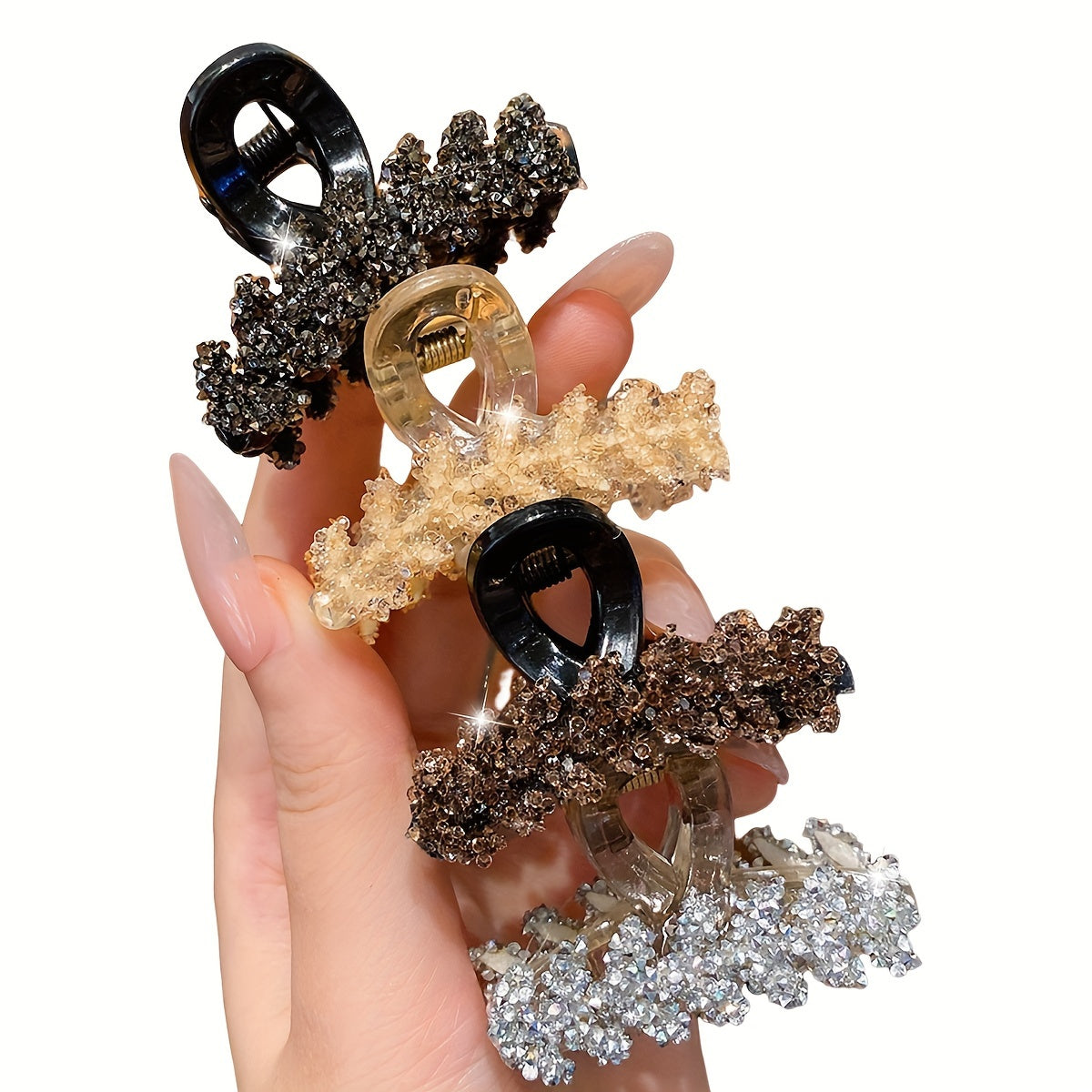 4 fashionable grab clips for daily hair accessory use.