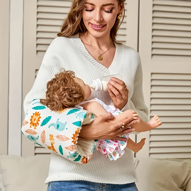 Top Pick! Luxuriously Soft Velvet Nursing Pillow for Babies - Plush Arm Support for Breastfeeding & Comfort, Velvet, Nursing Pillow