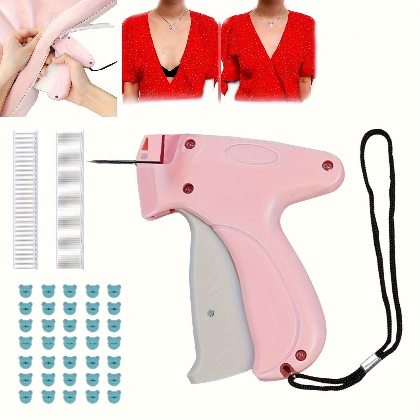 Compact Sewing Tool for Fast Clothing Repairs - Ideal for Mending Rips and Tears in Fabrics and Bedding