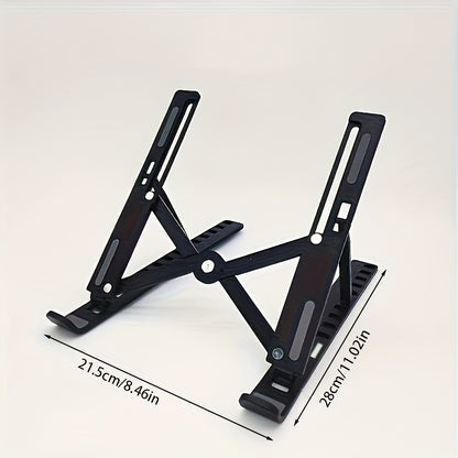 Enhance Desktop with Folding Lifting Computer Stand for Better Heat Dissipation!