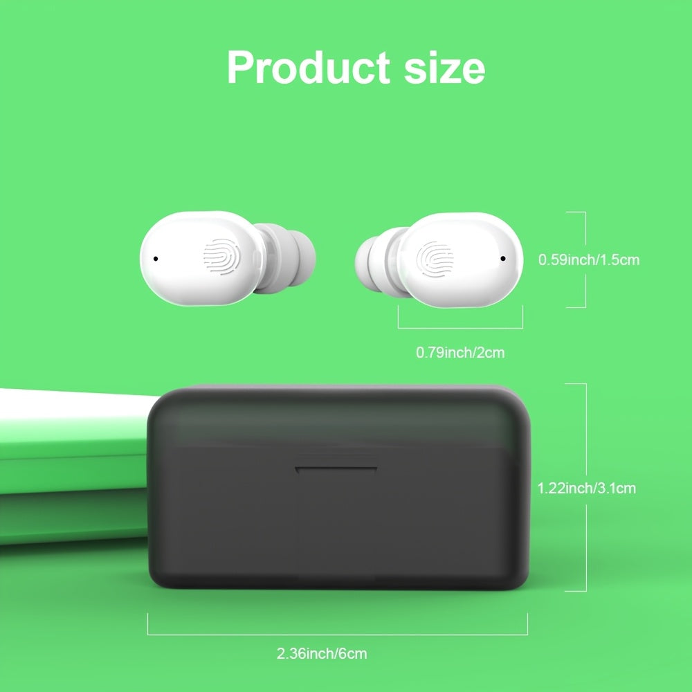 2 rechargeable headphones for elderly with USB charging, enhanced sound quality, lightweight design, user-friendly interface, and portable charging case.