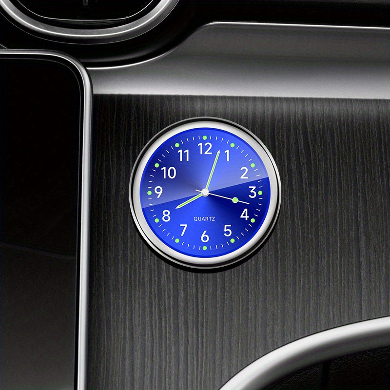 High-end car owners can decorate their dashboard with a glow-in-the-dark decorative clock.