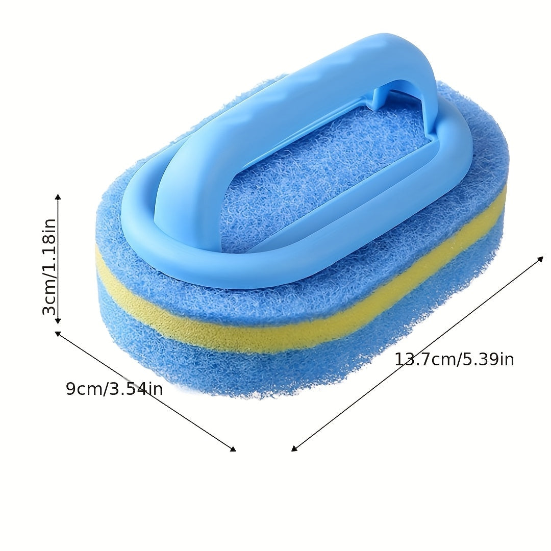 This handle-equipped sponge cleaner is designed for powerful cleaning, making it perfect for a variety of tasks including kitchen, pool, dishwashing, and cleaning floors, carpets and furniture.