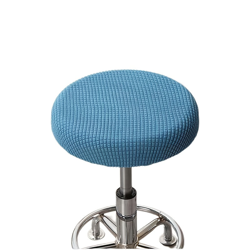 Adjustable round stool cover, removable and washable chair protector - perfect gift for Christmas or New Year