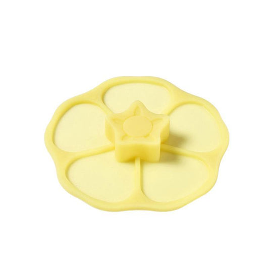 Silicone Cup Lid in the Shape of a Flower - Safe for Food Contact, Leak-Proof, Dust-Proof, Clean Cover for Drinks