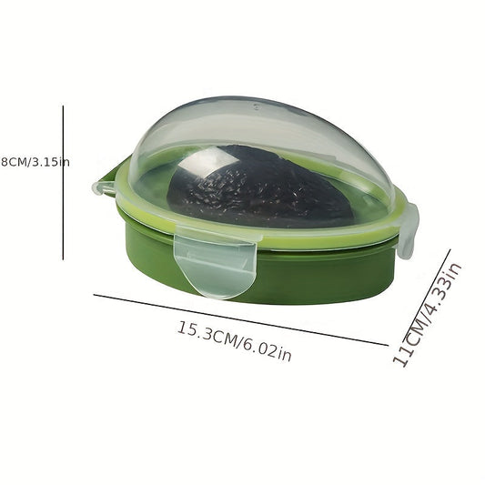 Avocado Saver Container - Keep your avocados fresh with this multipurpose green storage canister. This reusable, leakproof avocado keeper comes with a flip-top lid and is perfect for storing your avocados in the fridge. Easy to clean by hand, this