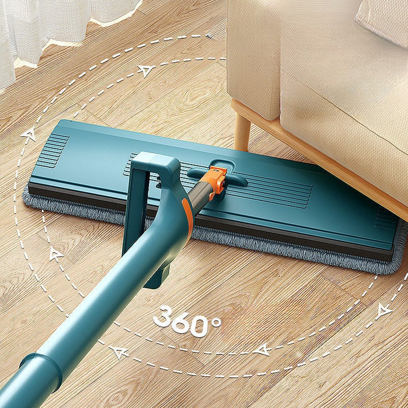 Get double the cleaning power with our 1pc Dual-Mode Hands-Free Flat Mop! This innovative mop is perfect for both wet and dry cleaning, featuring an efficient absorbent design. Ideal for use in the living room, bedroom, and even the toilet, this modern