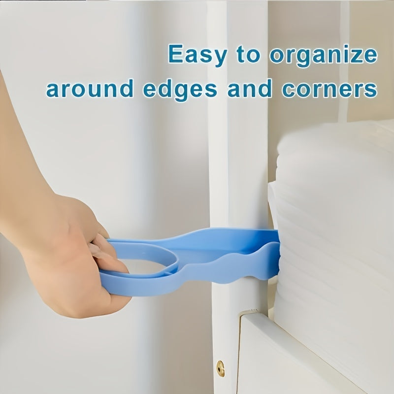 Easily lift and replace mattresses with the 1pc Easy Lift Mattress Lifter Tool. This plastic corner tipping aid is perfect for home and hotel use, making labor-intensive tasks a breeze. Say goodbye to struggling with heavy mattresses and make