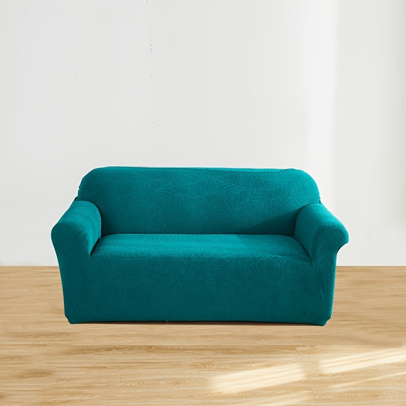 Stretch Sofa Cover with Embossed Design, Fits All Furniture in Nordic Minimalist Style.