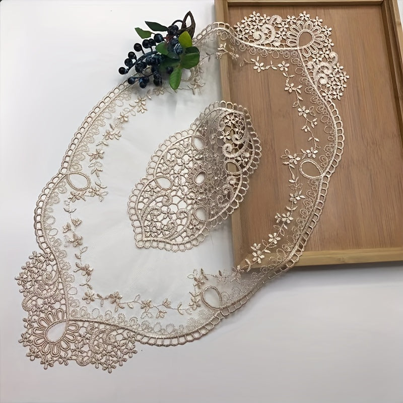 1 piece of lace placemat for home kitchen dining table