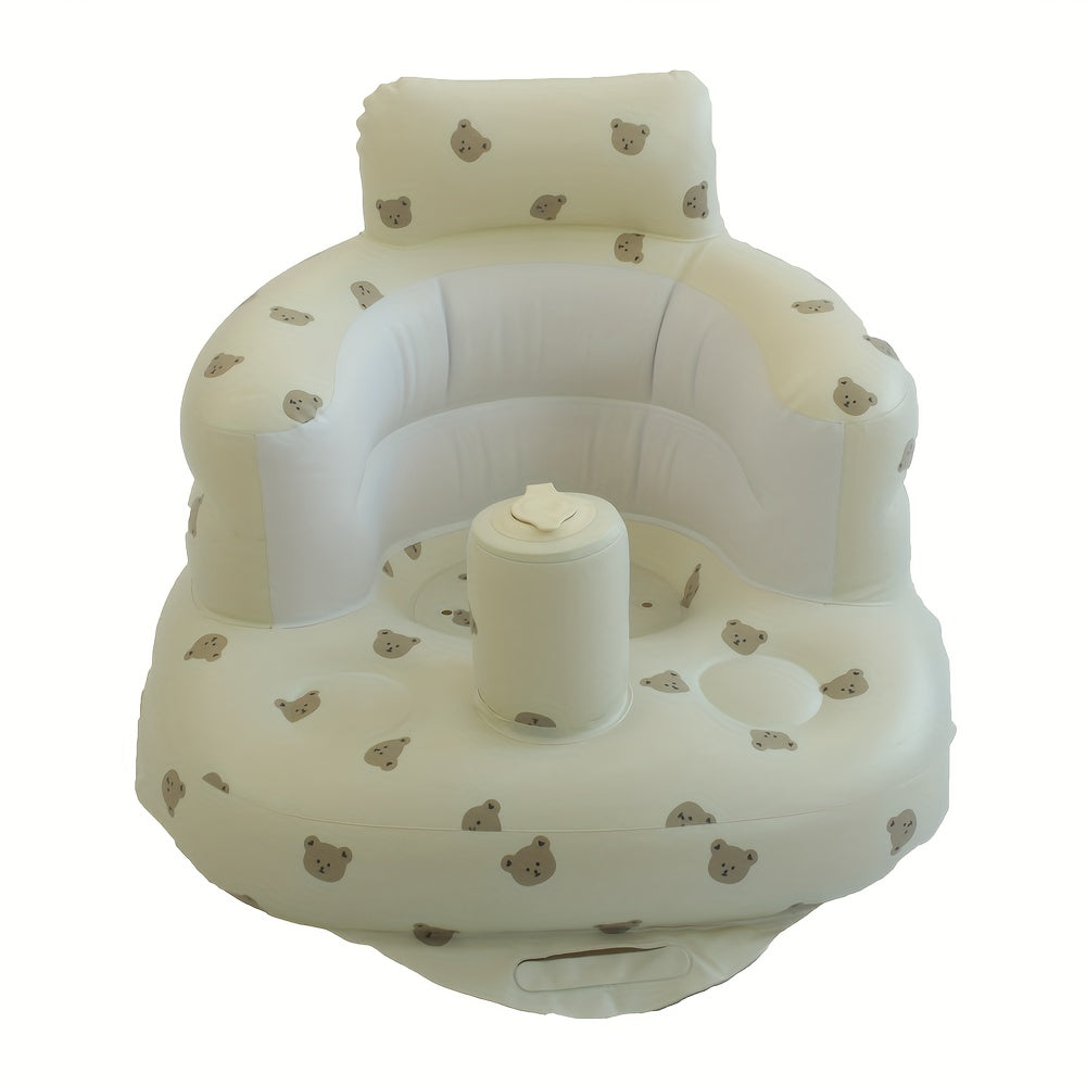 Thick PVC Portable Inflatable Seat for Kids Learning - Easy to Clean, Ideal for Picnics and Play - Comes in 7 Fun Designs