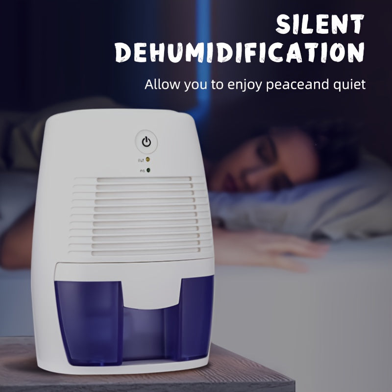 Home small silent dehumidifier for 5-10m² areas with simple one-button operation, high efficiency, and automatic shut-off. Ideal for cloakrooms and bedrooms.