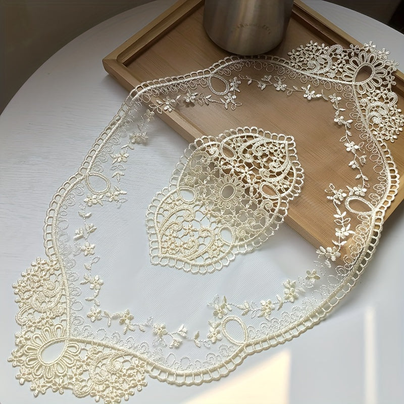 1 piece of lace placemat for home kitchen dining table