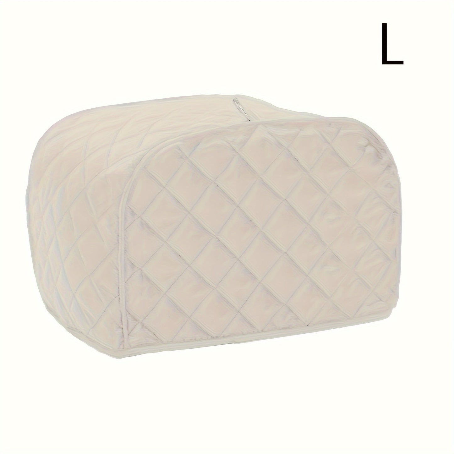 Protect your toaster with this polyester fabric quilted cover designed for 2 and 4 slice toasters. Keep your kitchen appliances dust-free and fingerprint-free with this universal size cover that fits most standard toasters, microwave ovens, and other