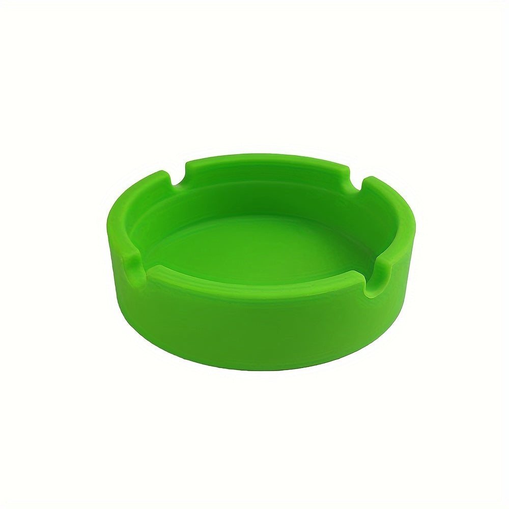 Silicone ashtray for indoor and outdoor use, perfect gift for men.