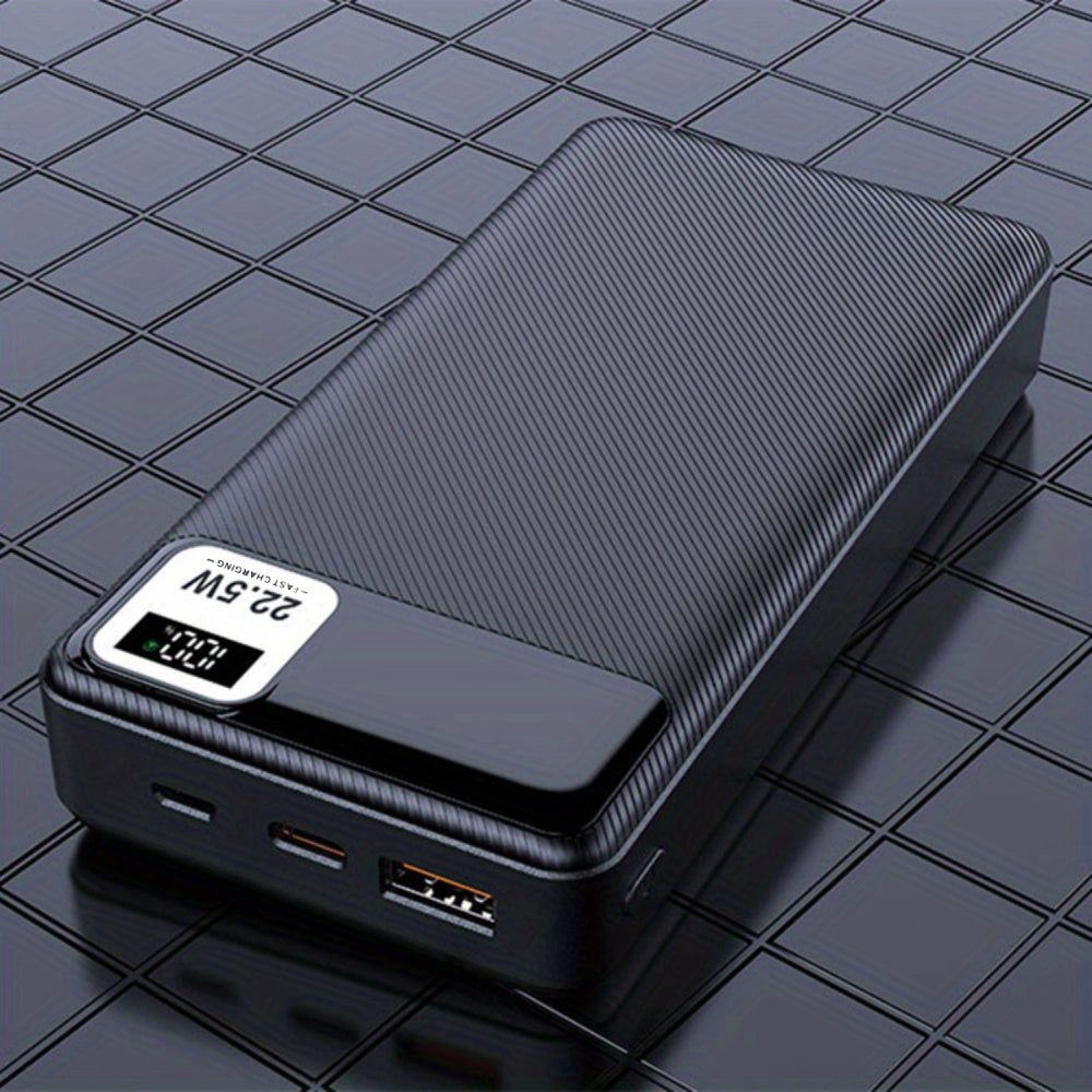 20,000mAh fast charger power bank with PD20W and USB22.5W capabilities.