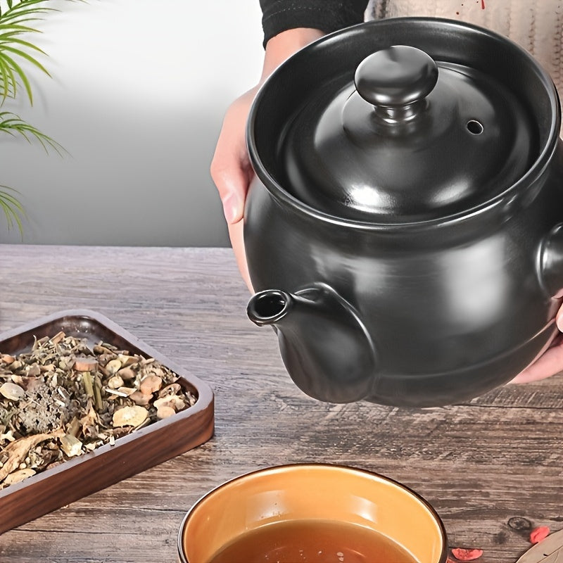 High Temperature Non-Stick Medicine Pot Soup Pot from China - Versatile Stove Top Pot for Soups, Stews, and Rice Cooking - Heat Resistant Ceramic Casserole for Home Use - Perfect Slow Cooker and Porridge Cooker with Dry Burn Protection.