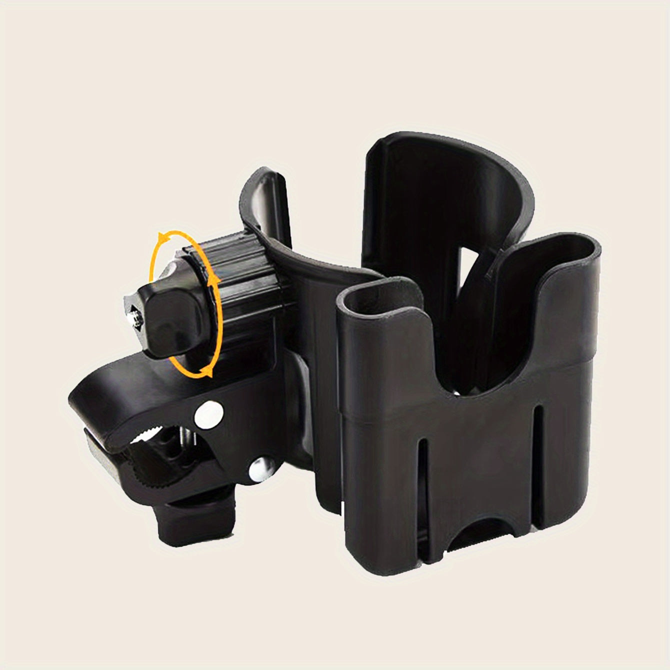 Baby stroller cup holder that doubles as a bottle holder, compatible with children's car water bottles and mobile phones