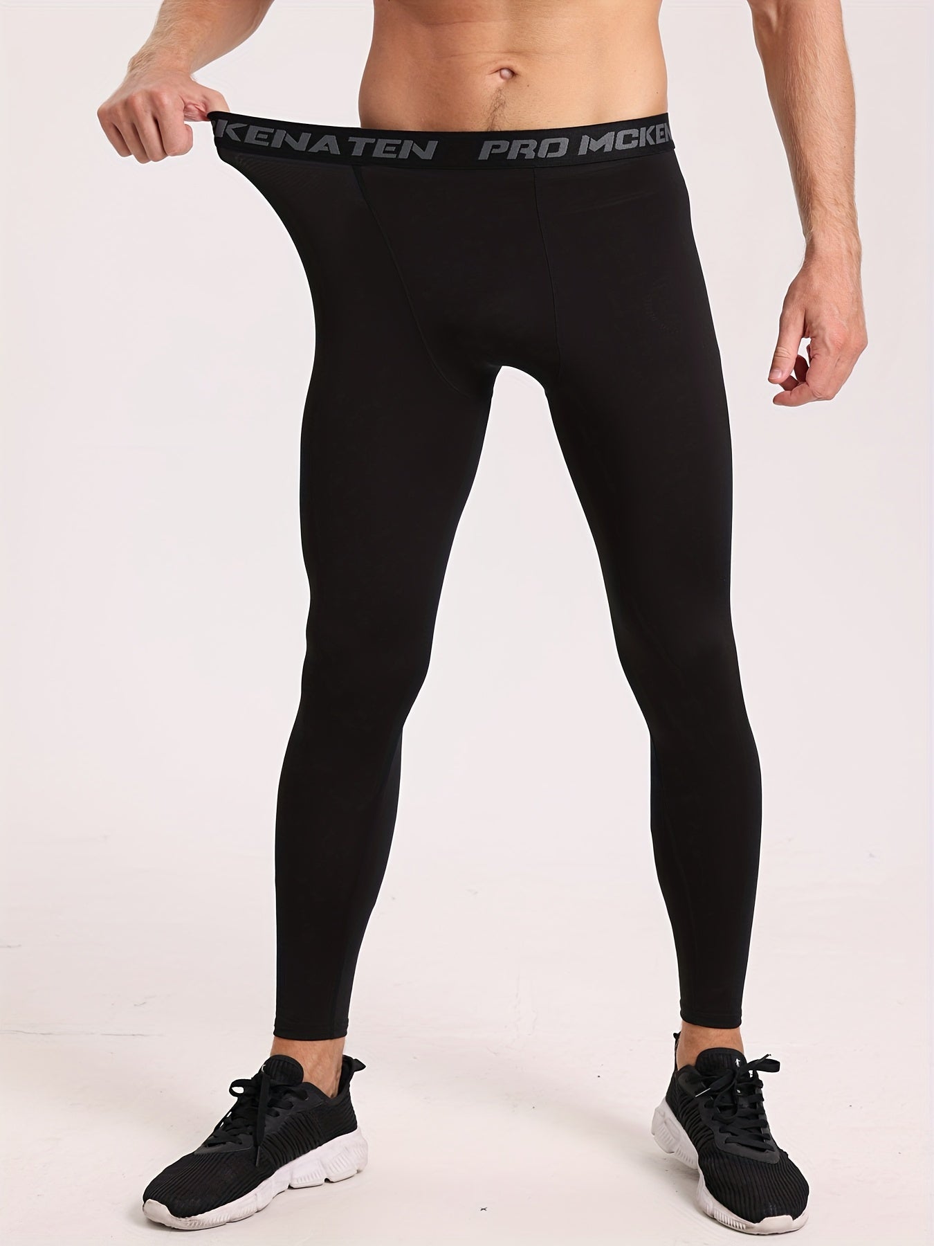 Men's Thermal Compression Base Layer Basketball Running Tights