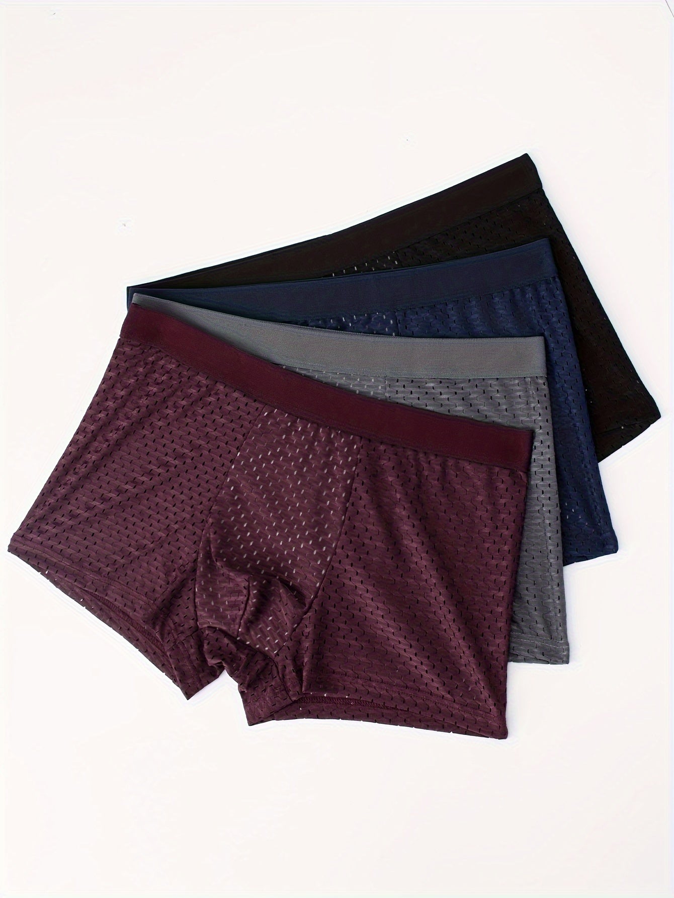 Men's breathable mesh boxer briefs, 4pcs.