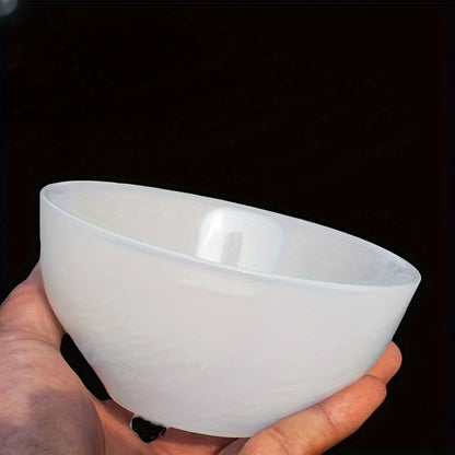 Elegant 2-Piece Natural Jade Bowl