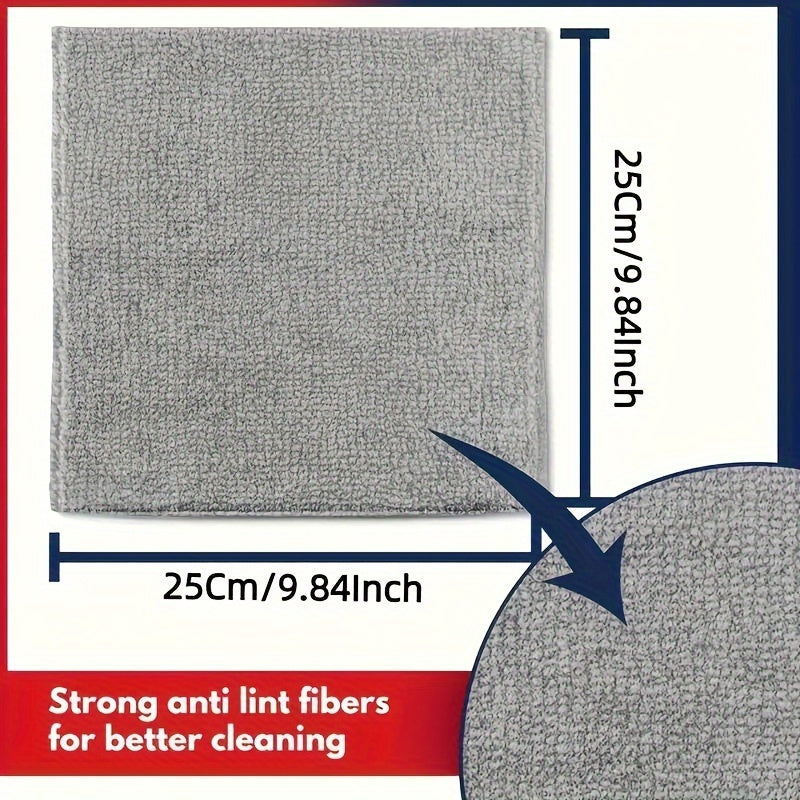 100 pieces of ultra-soft microfiber towels for car cleaning - lightweight, square shape, perfect for both auto maintenance and household use