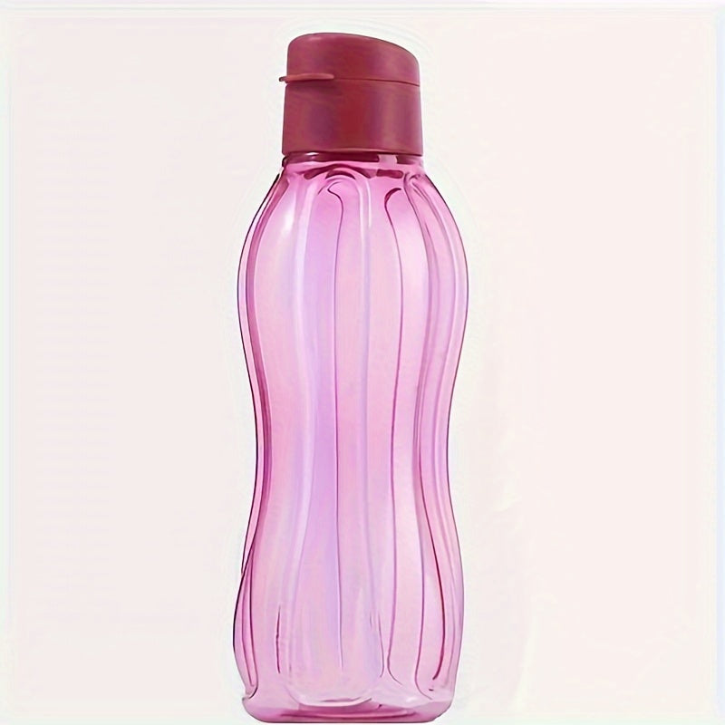 Portable water bottle with large capacity, lightweight BPA-free plastic, handle and lanyard for easy carrying, ideal for various outdoor activities.