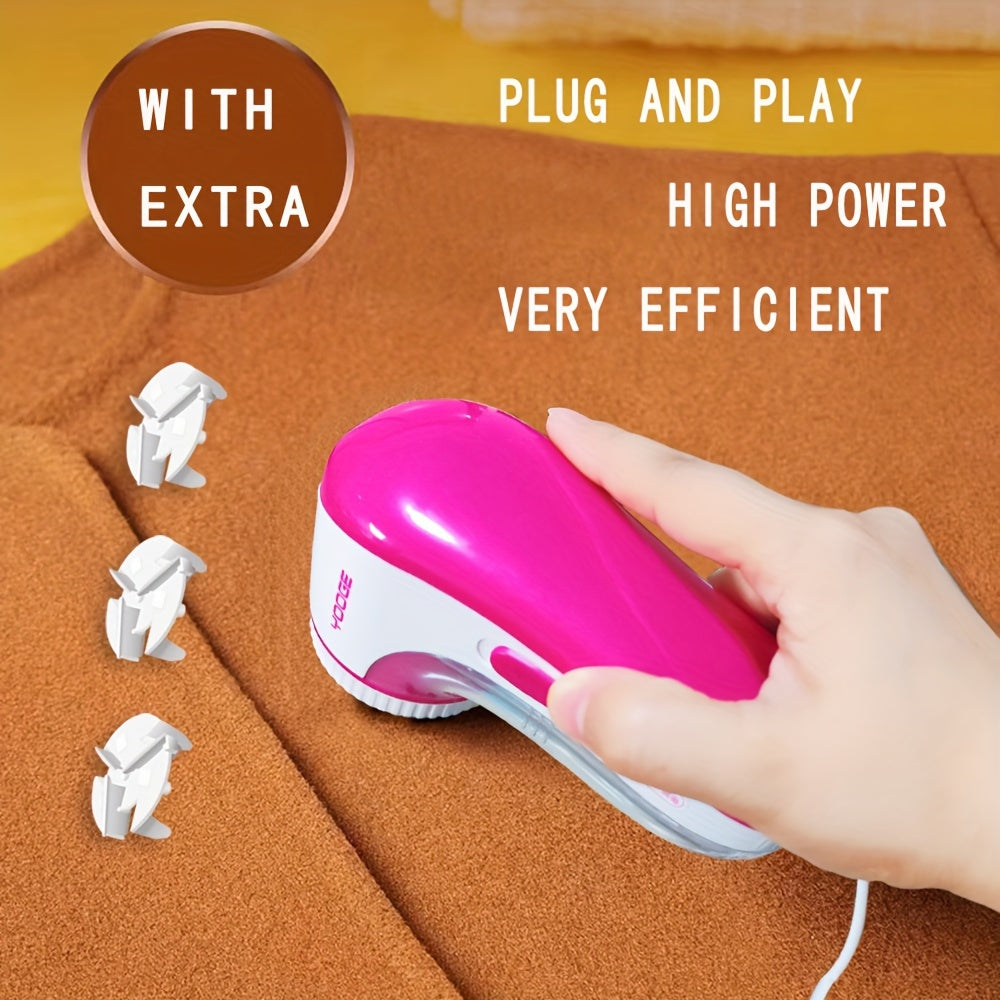 Fabric Shaver - USB Powered for removing lint balls and fuzz from clothing, sweaters, couches, bed sheets, and socks.