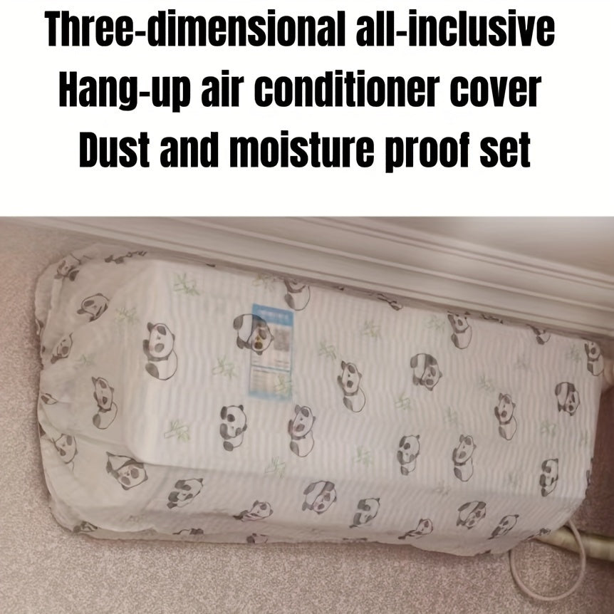 Thickened Non-woven Air Conditioner Dustproof and Moisture-proof Cover. Available in packs of 5 or 10. Universal Protective Cover for Fans and Household Machines. Full Package for Electrical Appliances. One-time use.