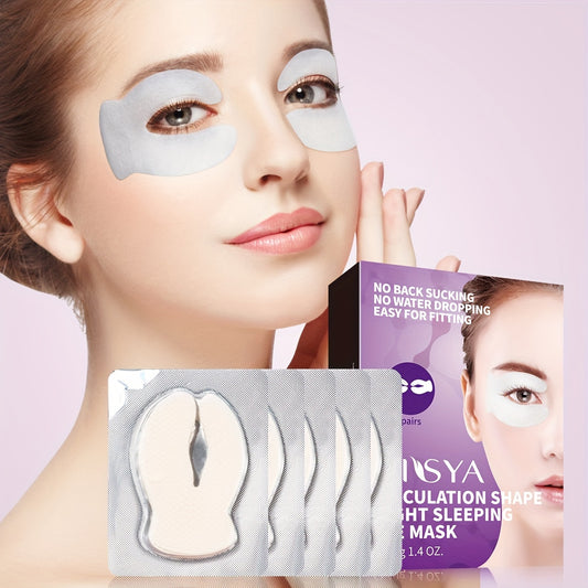 ILISYA Type C Hydrating Eye Mask with Caffeine Essence deeply moisturizes and tightens eye skin, individually packaged for clean and hygienic use, making eyes brighter and boosting