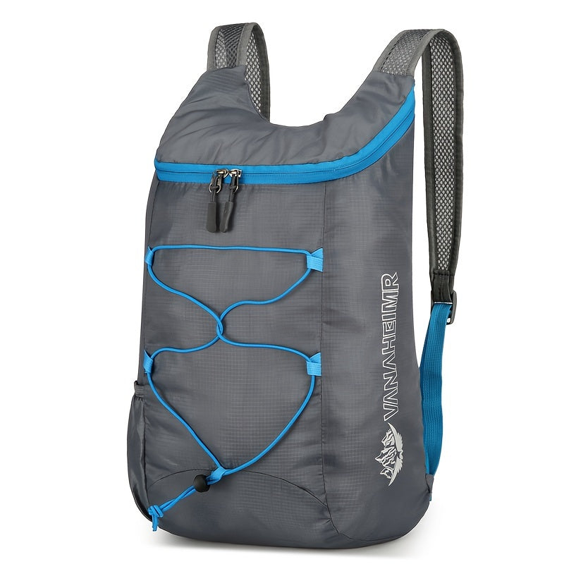 Compact, versatile sports backpack for men, ideal for outdoor activities.